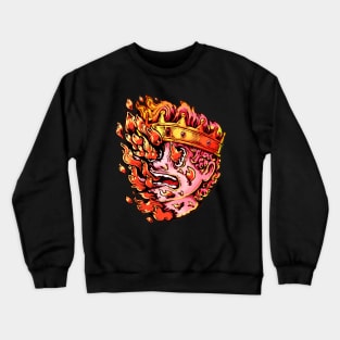 Burning King Crewneck Sweatshirt